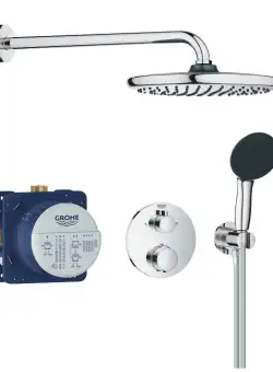 Sistem de dus incastrat Grohe Precision Vitalio Start 250 cu 2 consumatori crom