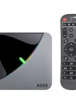 Smart TV Box Mini PC Techstar® A95X F3 Air, RGB, Android 9, 4GB + 32GB ROM, 8K Bluetooth,WiFi 5G, RJ45, Negru