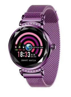 Smartwatch Fitness Sport Mov Elegant pentru Dama H2 cu Monitorizare Somn si Cardiaca
