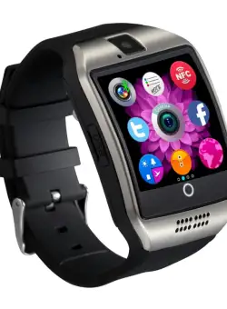 Smartwatch Vogue Q18 Curved cu Camera si Telefon 3G Display 1.54 inch Bluetooth