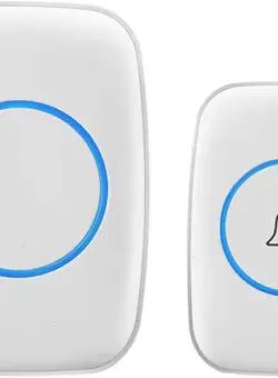 Sonerie Electrica Wireless Techstar®, Alimentare Direct la Priza 220V, Multiple Tonuri, Maxim 110db, 300m, Alb