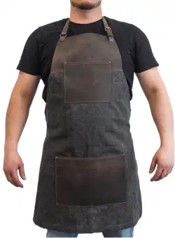 Sort de protectie din piele si textil pentru tamplarie BeaverCraft AP4