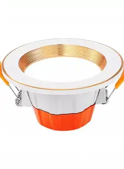 Spot LED Techstar® ST2, Alb-Auriu, Putere 9W, Culoare Alb Rece, 6000K, Diametru 11cm, CRI 80+