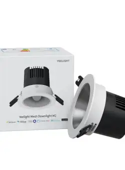 Spot Smart LED Yeelight Mesh Downlight M2, Dimabil, 350 lm, 2700-6500K, 5W, Control vocal, WiFi, Alb