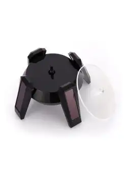 Stand rotativ incarcare solara pentru ceasuri bijuterii cu LED