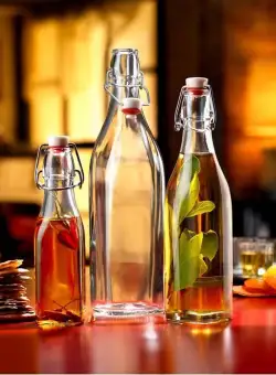 Sticla cu dop asortat Bormioli Swing 1L