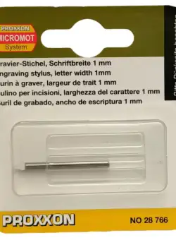 Stylus din carbid pentru GE 20, gravura in metal, plastic, sticla Micromot Proxxon 28766, O1 mm
