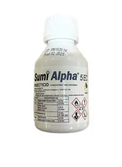 Sumi Alpha 5EC 100 ml, insecticid de contact, Belchim, grau (plosnita cerealelor, gandacul balos), mar (viermele marului, minotaurul marmorat, minierul circular), vita de vie (molia vitei de vie), varza (buha verzei)
