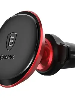 Suport auto magnetic telefon BASEUS pentru grila ventilatie (rosu) SUGX-A09