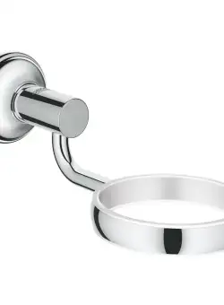 Suport de perete pentru pahar Grohe Essentials Authentic crom