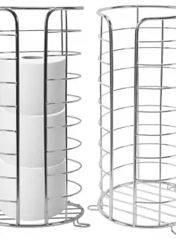 Suport hartie igienica argintiu 322743B