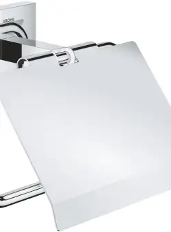 Suport hartie igienica cu aparatoare Grohe Start Cube crom