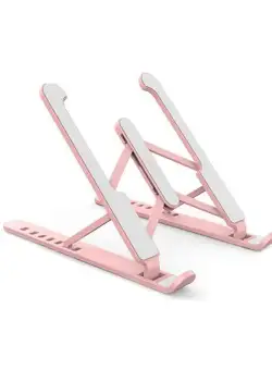 Suport Laptop MRG MP1, Pliabil, 10 - 15 inch, Roz C620