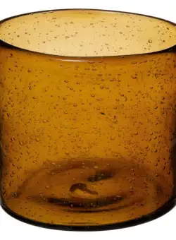 Suport Lumanare Bubbly Caramel 12 Cm