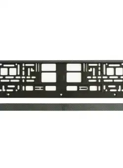 Suport numar inmatriculare carbon 1 buc, Mega Drive