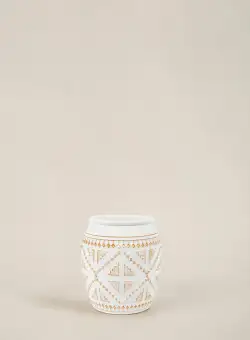 Suport pentru Periuță de Dinți Ella, Alb, 4x120x40 cm