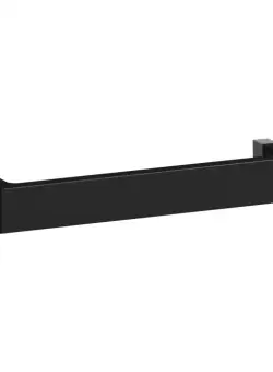Suport prosop Kartell by Laufen Rail design Ludovica & Roberto Palomba 30cm negru lucios