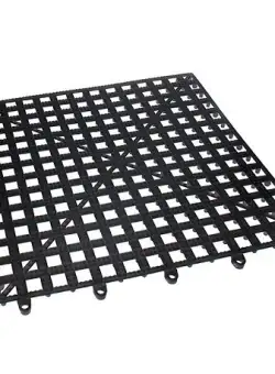 Suport scurgere pahare polipropilena APS Negru 33x33 cm