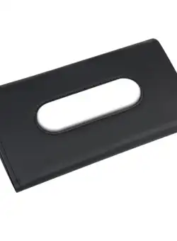 Suport servetele auto, 4U®, cu montaj la parasolar, negru