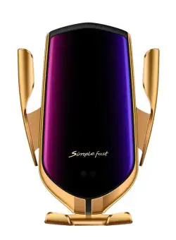 Suport telefon grila MRG L-R1, Smart Wireless, Fast Charge, Gold C374