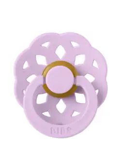 Suzeta Boheme Latex BIBS Violet Sky, tetina rotunda, 0 luni +