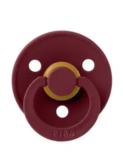 Suzeta Colour Latex BIBS Elderberry, tetina rotunda, 0 luni +