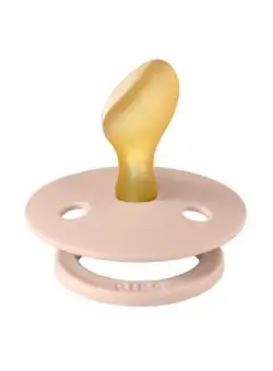Suzeta Colour Latex, tetina anatomica, 6 luni + Blush, BIBS