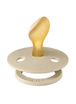 Suzeta Colour Latex, tetina anatomica, 6 luni + Vanilla, BIBS