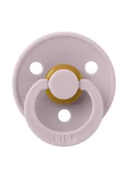 Suzeta Colour Latex, Tetina Rotunda, 6 Luni +, Dusky Lilac