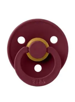 Suzeta Colour Latex, Tetina Rotunda, 6 Luni +, Elderberry