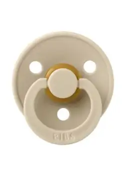 Suzeta Colour Latex, Tetina Rotunda, 6 Luni +, Vanilla