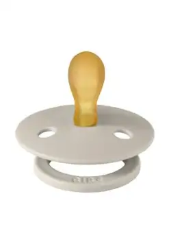 Suzeta Colour Latex, tetina simetrica, 0 luni + Sand, BIBS