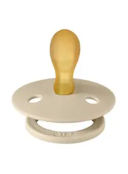 Suzeta Colour Latex, tetina simetrica, 6 luni + Vanilla, BIBS