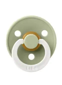 Suzeta Fosforescenta Colour Glow Latex, Tetina Rotunda, 18 Luni +, Sage