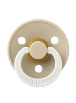 Suzeta Fosforescenta Colour Glow Latex, Tetina Rotunda, 6 Luni +, Vanilla