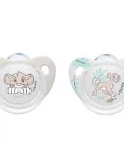 Suzeta Nuk Disney The Lion King Silicon M2, 6-18 luni, Set 2 Bucati
