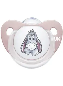 Suzeta Nuk Disney Winnie Silicon M2 Roz 6-18 luni