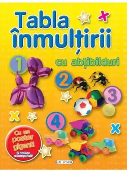 Tabla inmultirii cu abtibilduri