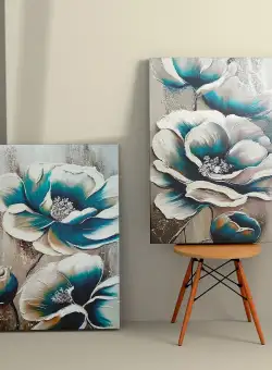 Tablou Canvas (2 bucăți) 2KNV4237, Multicolor, 110x70 cm