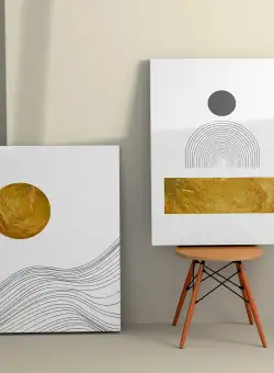 Tablou Canvas (2 bucăți) 2KNV4255, Multicolor, 110x70 cm