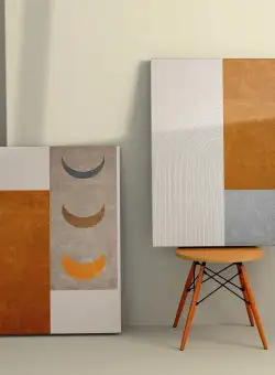 Tablou Canvas (2 bucăți) 2KNV4295, Multicolor, 110x70 cm