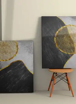 Tablou Canvas (2 bucăți) 2KNV4337, Multicolor, 110x70 cm