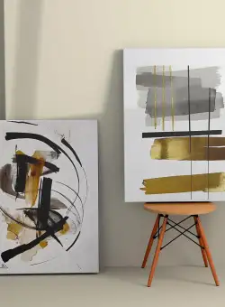 Tablou Canvas (2 bucăți) 2KNV4350, Multicolor, 110x70 cm