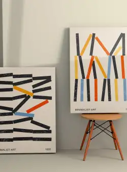 Tablou Canvas (2 bucăți) Antonio 7, Multicolor, 150x100 cm