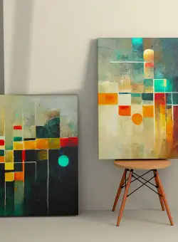 Tablou Canvas (2 bucăți) Classic 8, Multicolor, 150x100 cm