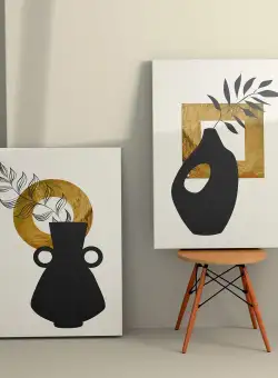 Tablou Canvas (2 bucăți) Honey 4, Multicolor, 150x100 cm