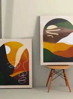 Tablou Canvas (2 bucăți) Lux 1, Multicolor, 110x70 cm