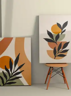 Tablou Canvas (2 bucăți) Lux 6, Multicolor, 110x70 cm