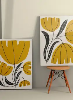 Tablou Canvas (2 bucăți) Modern 8, Multicolor, 150x100 cm