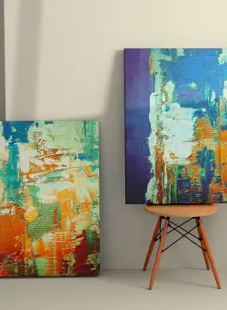 Tablou Canvas (2 bucăți) Rustic 1, Multicolor, 150x100 cm